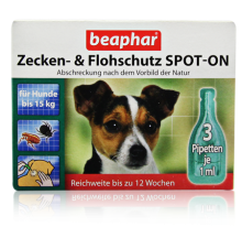 Beaphar SPOT ON Zecken & Flohschutz 3 x 1 ml 