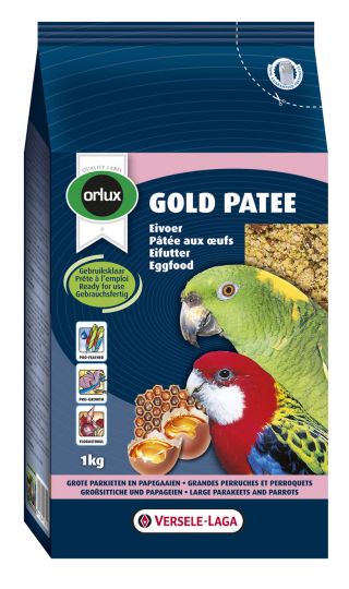 Orlux Gold Patee Großsittiche & Papageien 1000g 