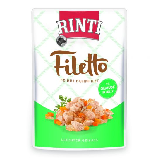 Rinti Filetto in Jelly - feines Huhn mit Gemüse 100g 