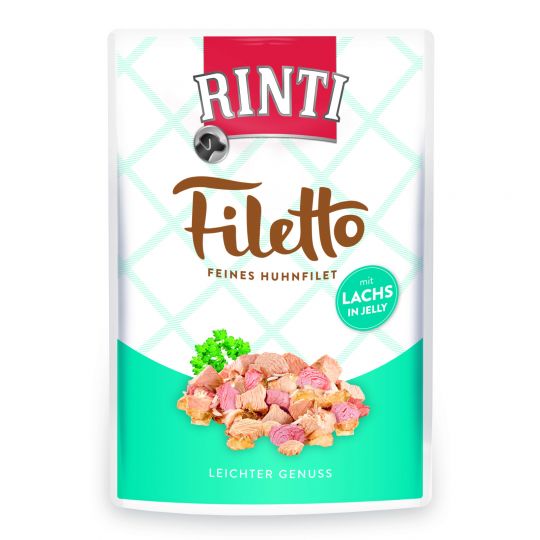 Rinti Filetto in Jelly - feines Huhn mit Lachs 100g 