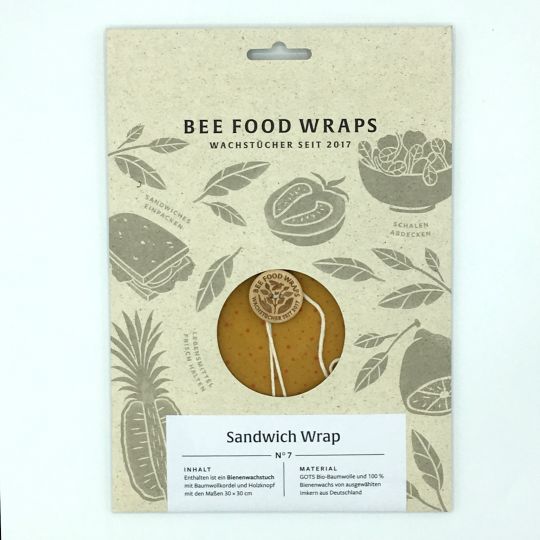 Bee Food Wraps - Sandwich 30 x 30 cm 