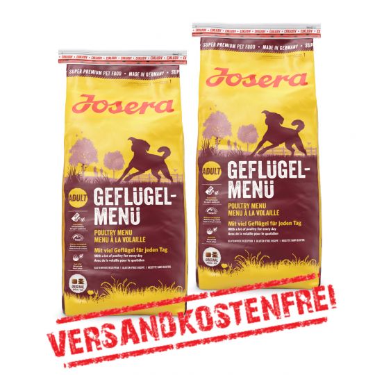 Josera Geflügel-Menü 2er-Pack 30kg 