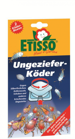 Etisso Ungeziefer-Köder Dose 2er Pack 